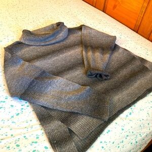 Gray Turtleneck Sweater